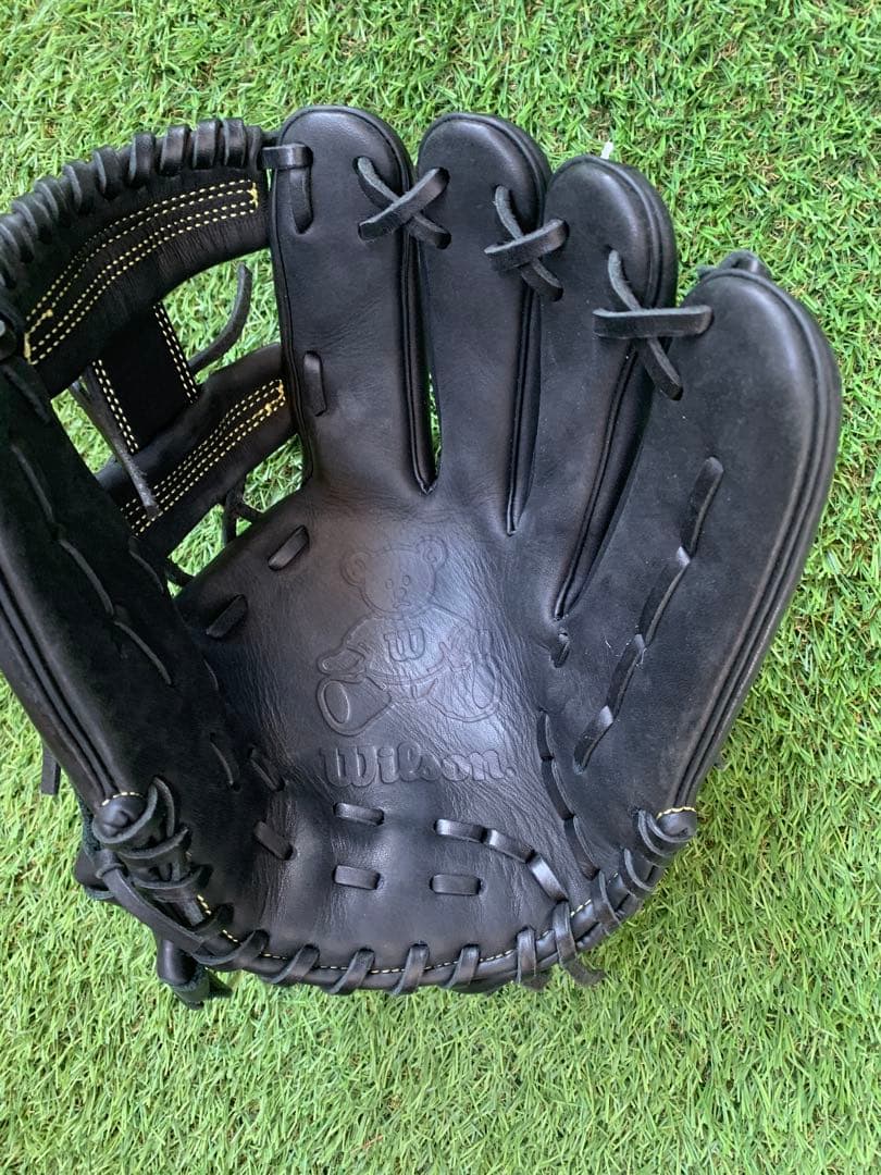 【新品・未使用】Wilson bear ソフトボール・軟式野球グローブ 黒
