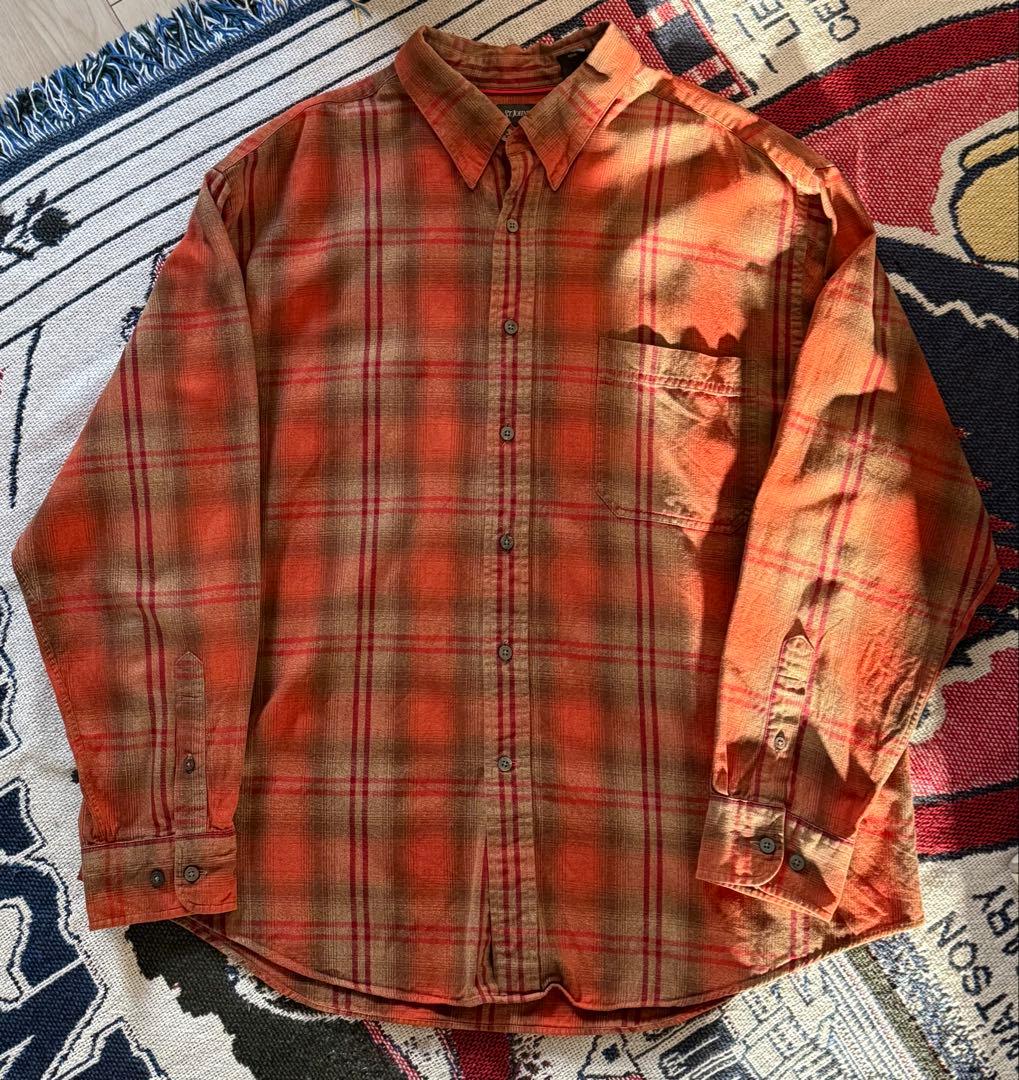 【古着】St.John's Bay セントジョンズベイ オンブレシャツ