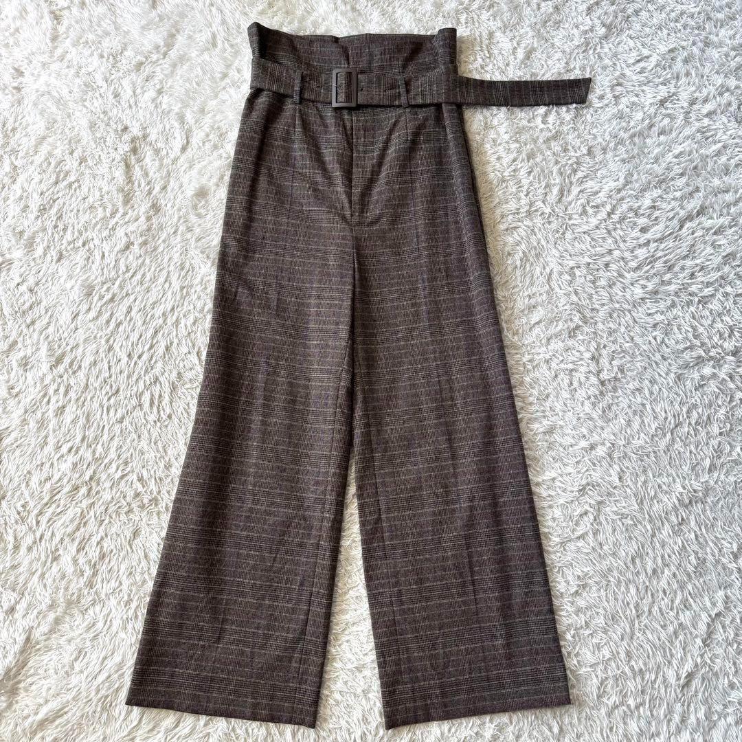 スピックアンドスパン　グレンチェック　スーツ　セットアップ　テーラードジャケット