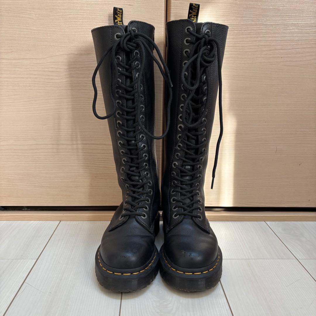 ※年末年始限定※Dr.Martin 20ホール　ジップアップロングブーツ