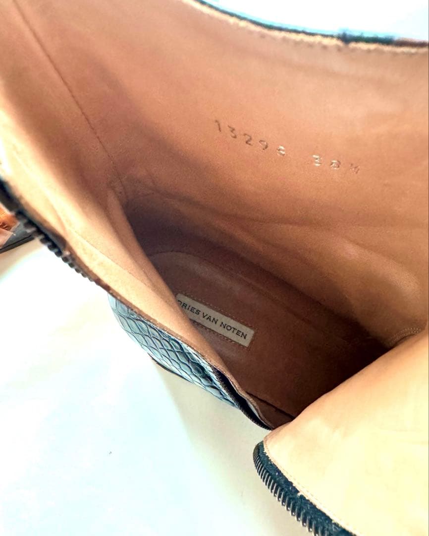 DRIES VAN NOTEN ドリスヴァンノッテン ブーツ 38.5 茶 黒