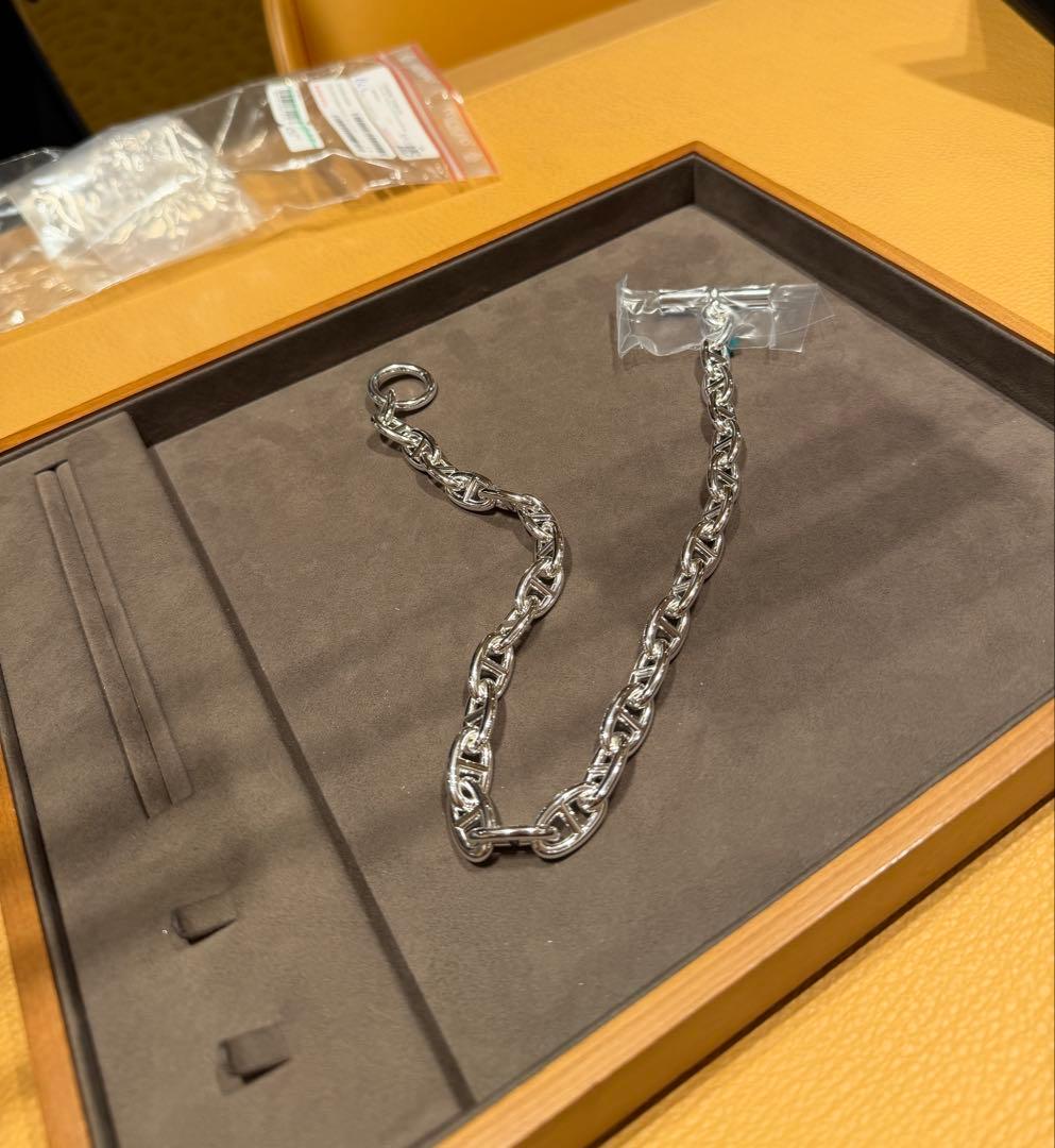 【新品最安値】エルメス シェーヌダンクル ネックレス GM29コマ