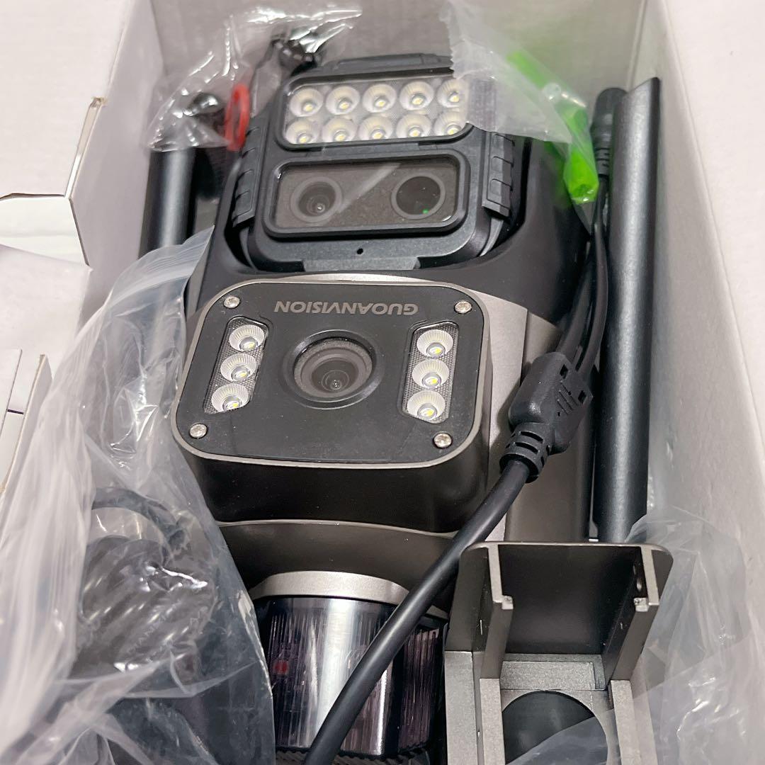 防犯カメラ 三つ監視画面 WiFi 接続 監視カメラ 屋外 355°広角撮影