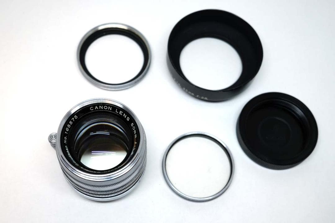 CANON LENS 50mm F1.8 ライカL39マウント