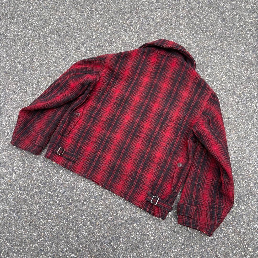 右*肘様 50s Woolrichマッキーノジャケット ハンティングジャケットU