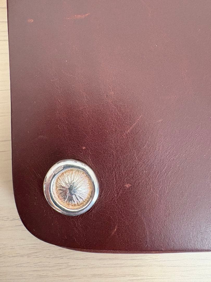 MOTO レザー 長財布 ブラウン トラッカーウォレット