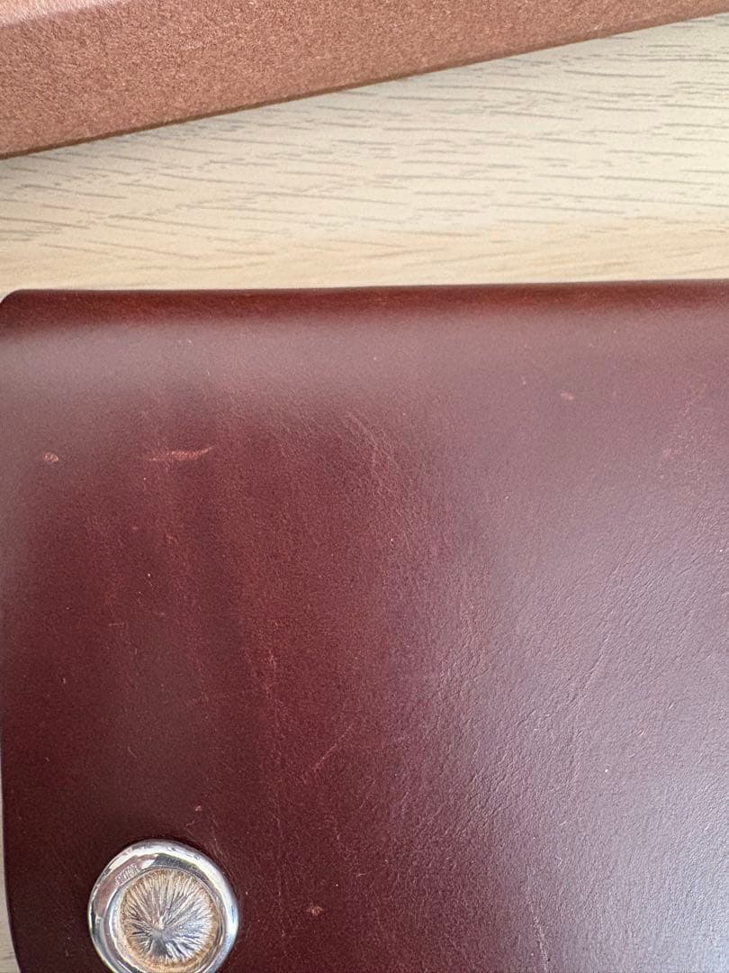 MOTO レザー 長財布 ブラウン トラッカーウォレット