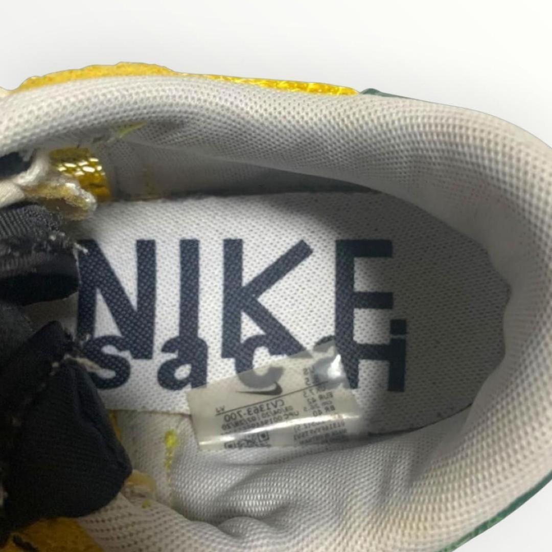 ナイキx sacai スニーカー ヴェイパーワッフル 厚底 ダブルシューレース