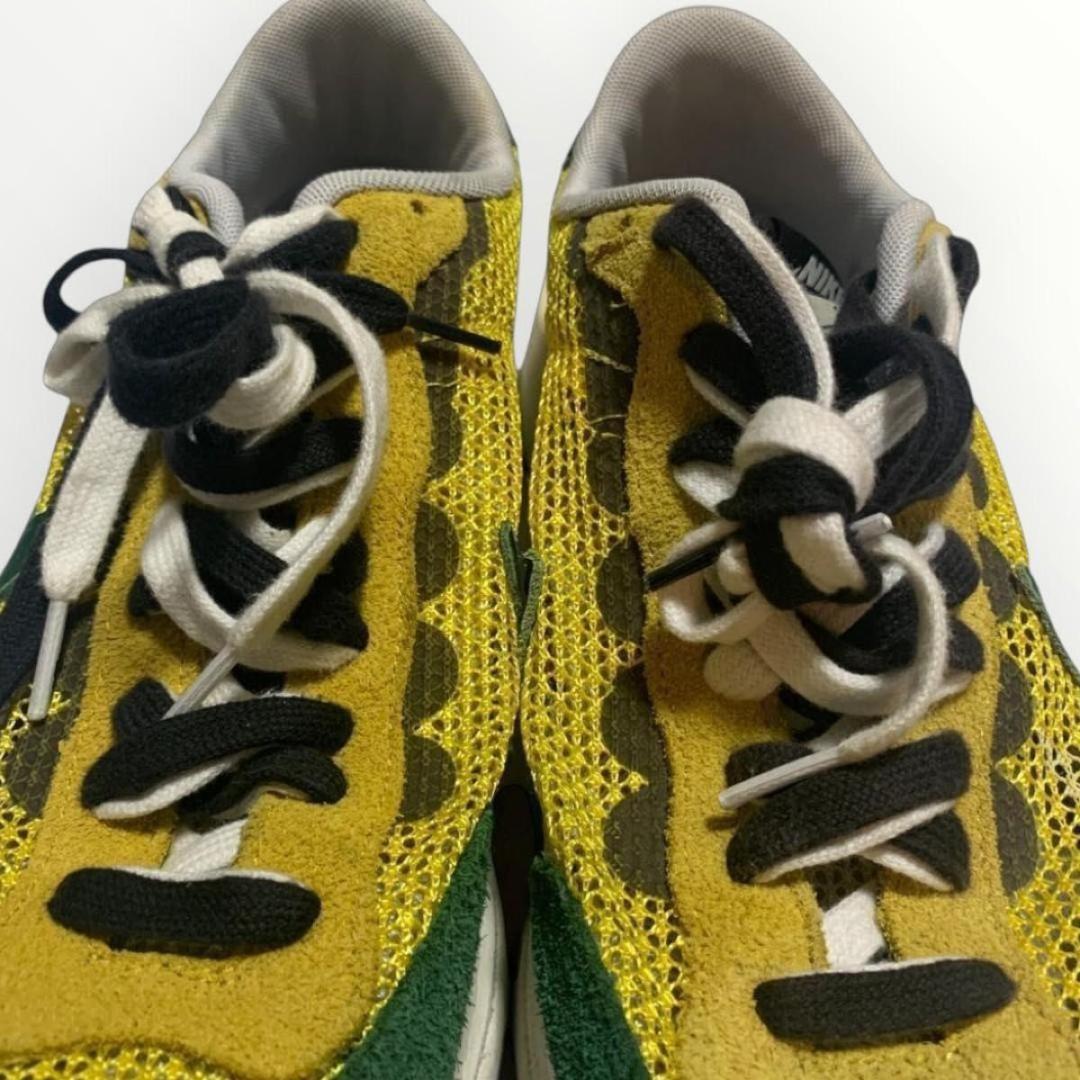 ナイキx sacai スニーカー ヴェイパーワッフル 厚底 ダブルシューレース