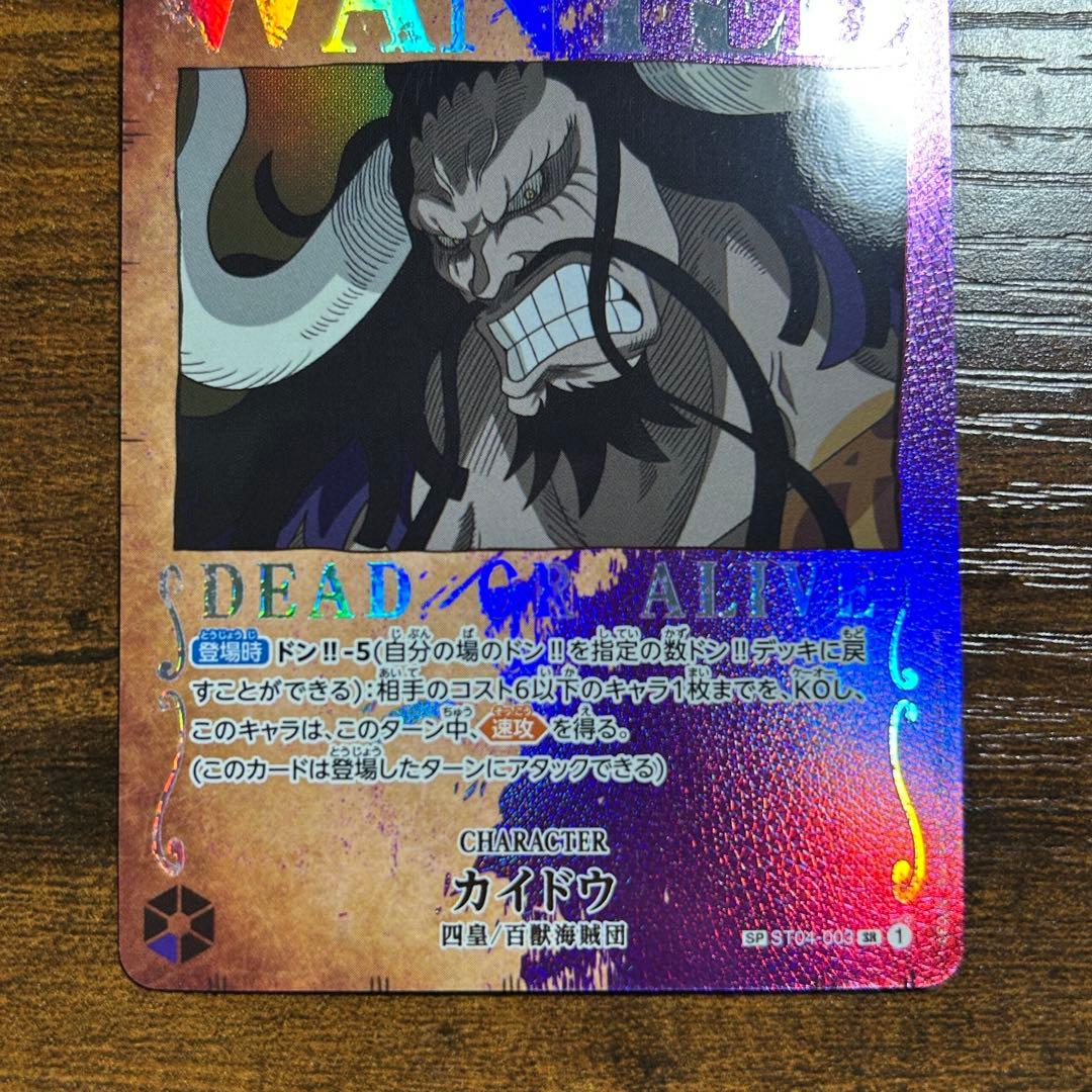 キッド ドフラミンゴ カイドウ 手配書 SP