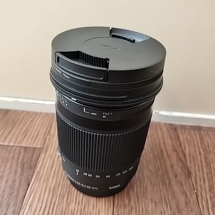 SIGMA 18-300mm F3.5-6.3DC標準-望遠 canon 互換品