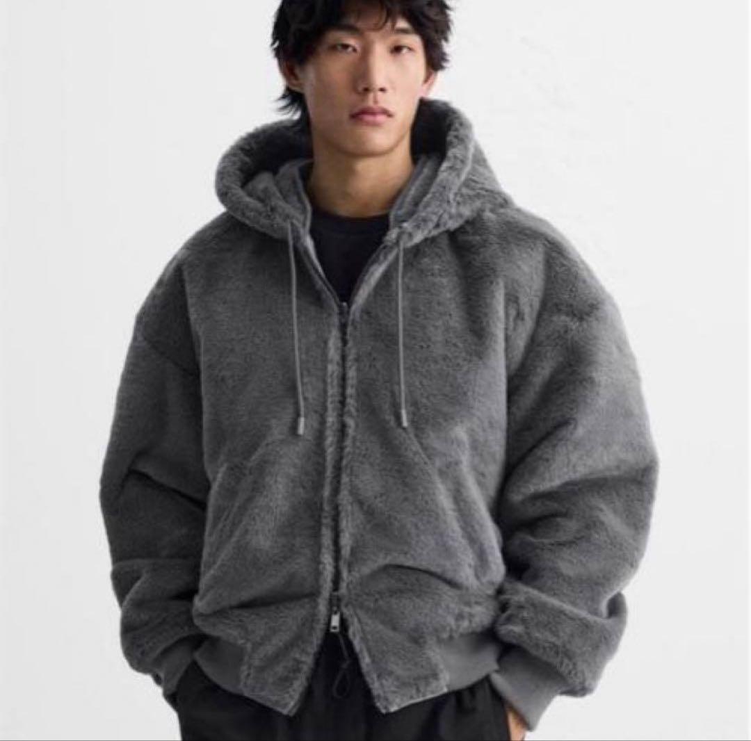 ✨新品美品✨リバーシブル フェイクレザー ボンバージャケット Lサイズ 完売品