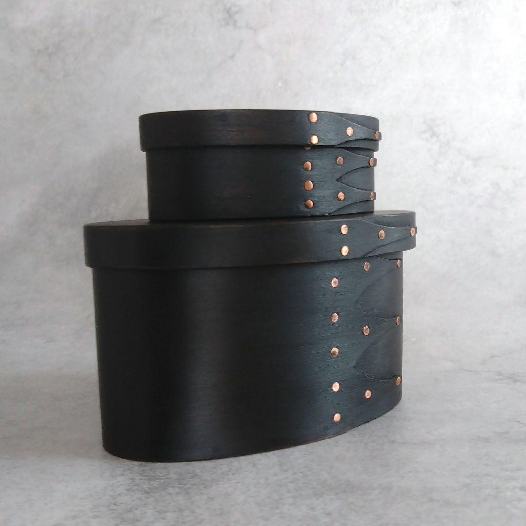 IFUJI 井藤昌志 OVAL BOX シェーカーボックス 三度黒 2点セット