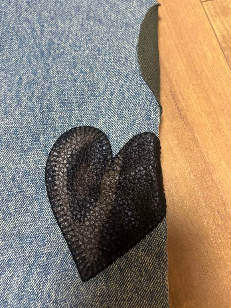 ※新品※Darich ハートパッチワークデニムパンツ