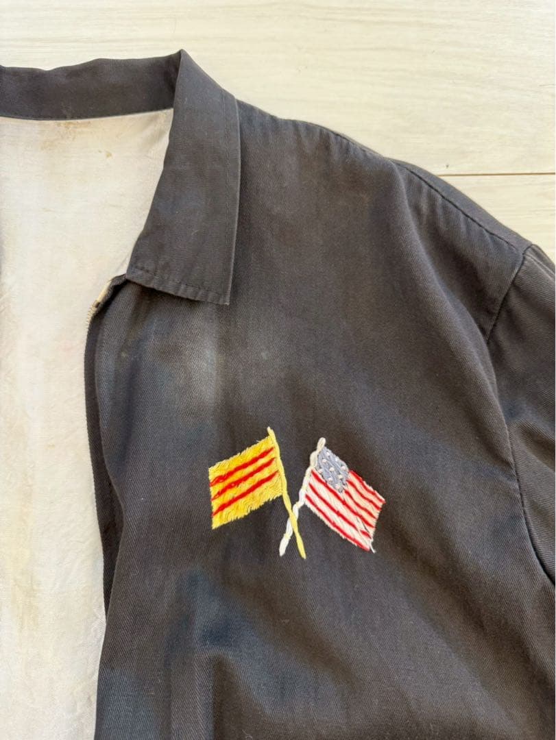 ◯◯プソン60s vietnam souvenir jacketベトジャン