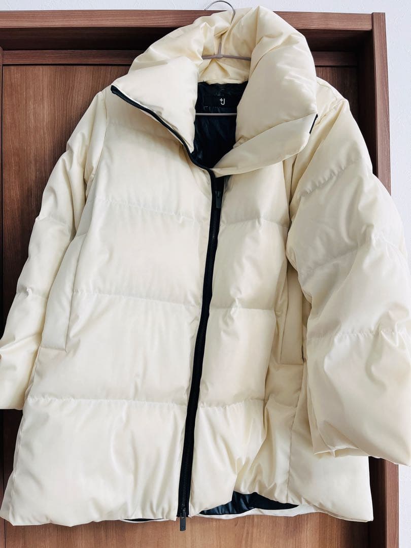 ユニクロ+J ジルサンダーライトダウンジャケット XL ホワイト【ほぼ未使用】