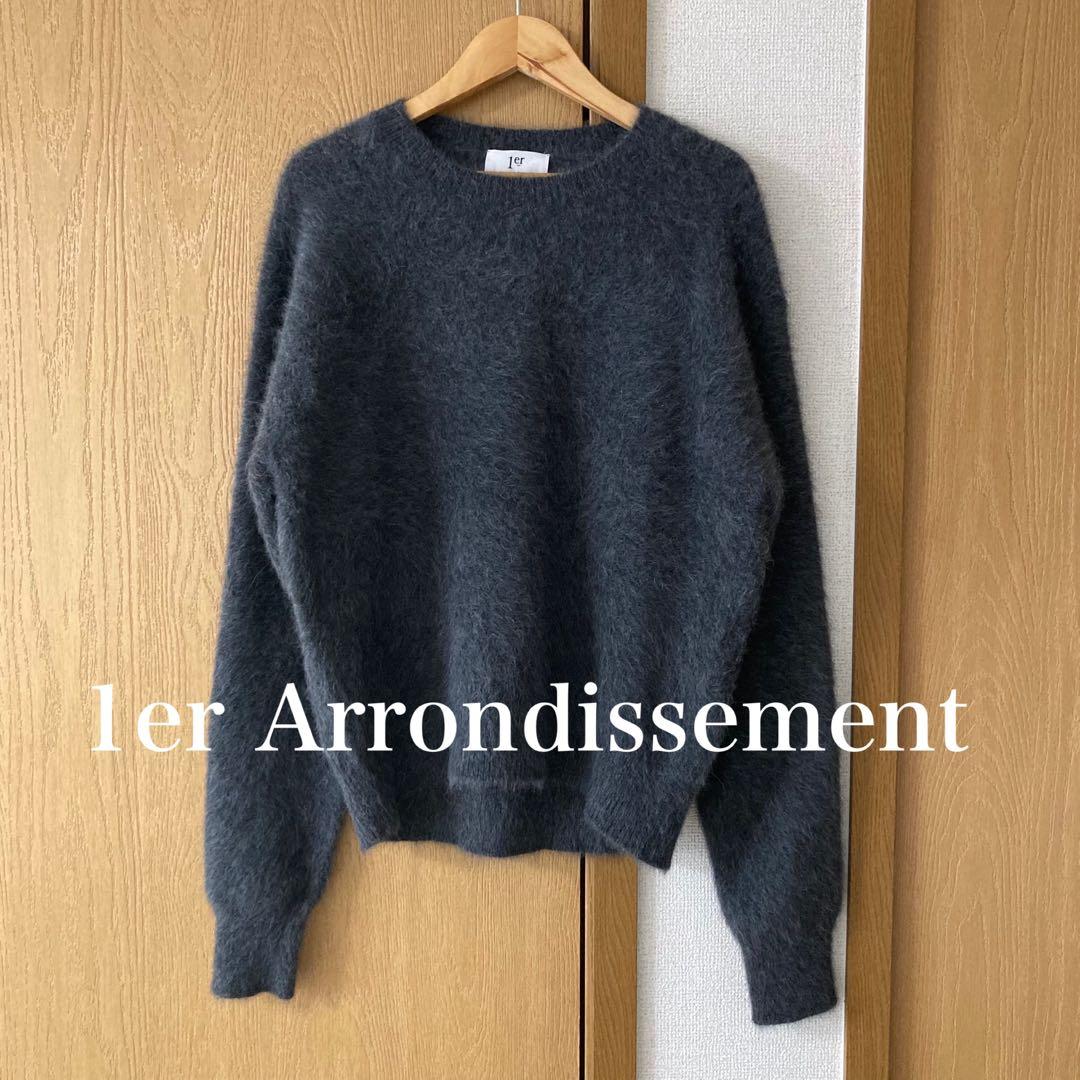 プルミエアロンディスモン FOXアルパカクルーネックニット　2024AW