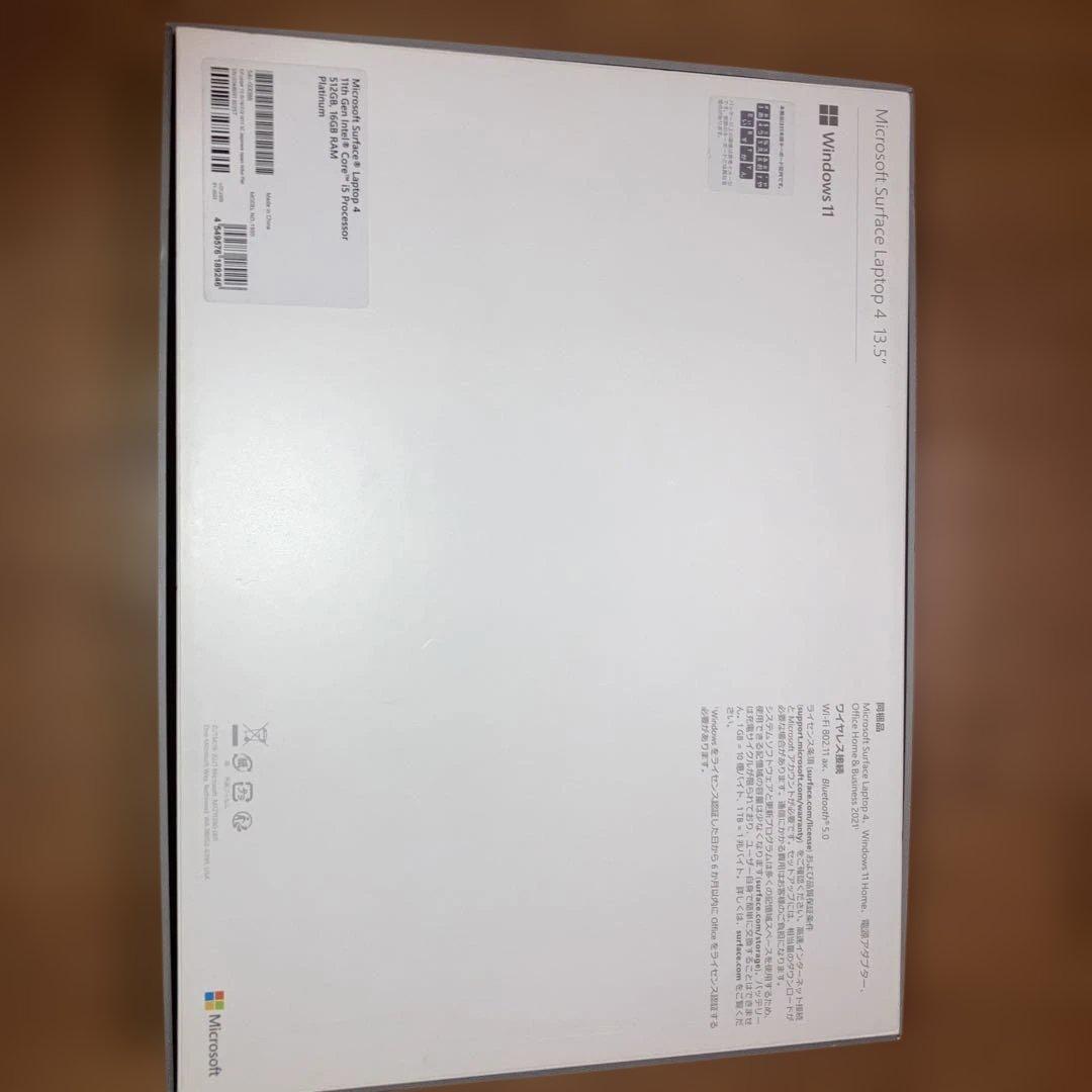 Windowsノート本体 Microsoft Surface Laptop 4 512GB16GB RAM