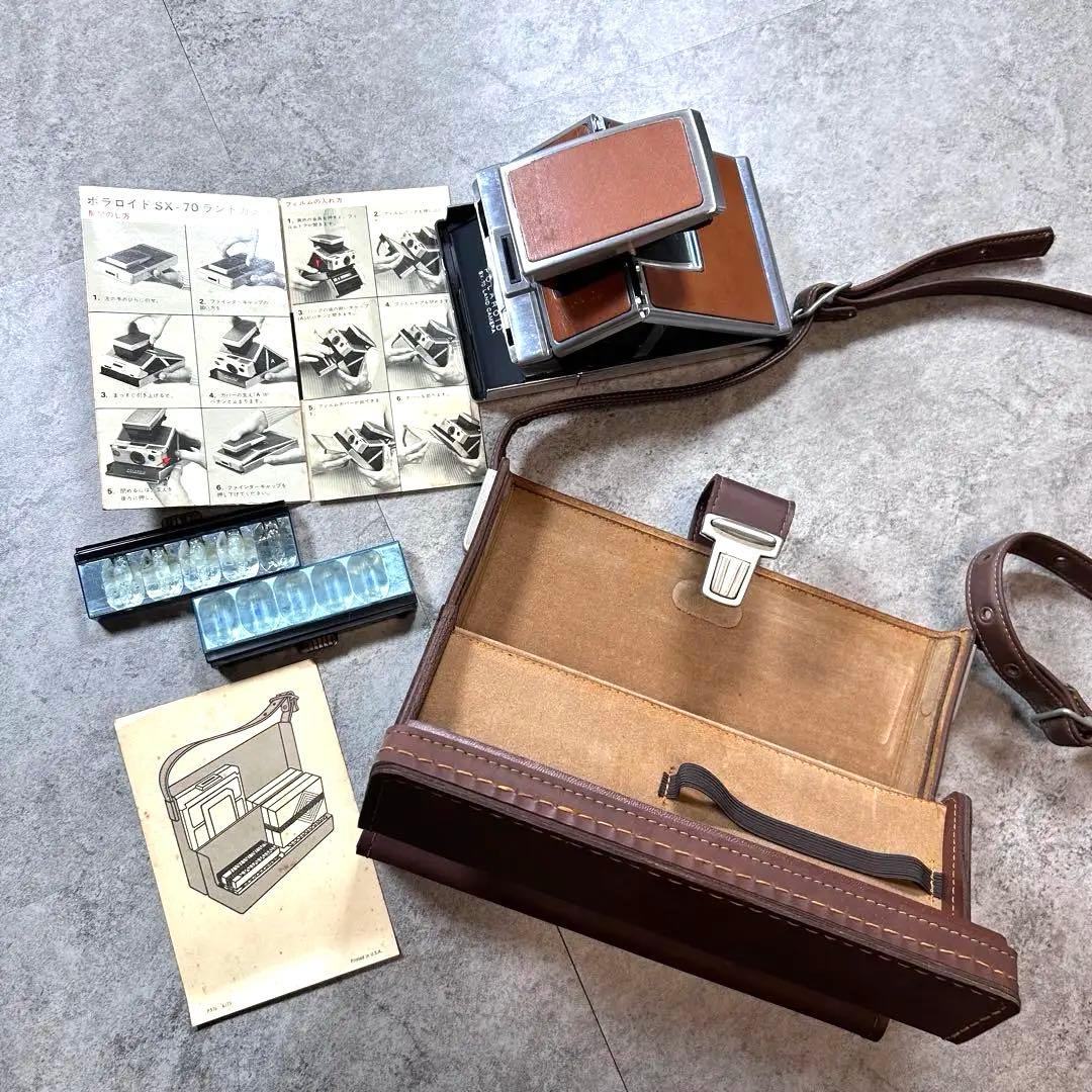 美品【PolaroidSX-70】ポラロイドカメラ　LAND CAMELAセット