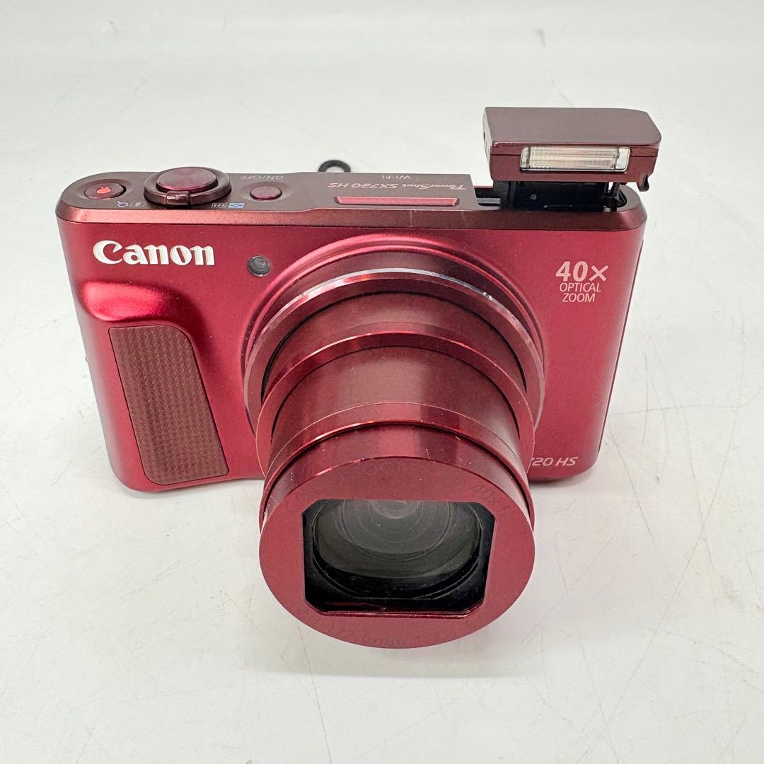 【美品】Canon デジタルカメラ PowerShot SX720 HS レッド
