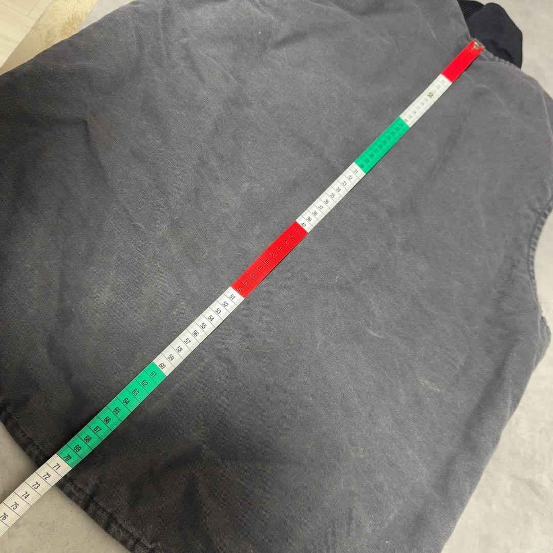 【希少グレー・Lサイズ】カーハート ダックベスト V02 029