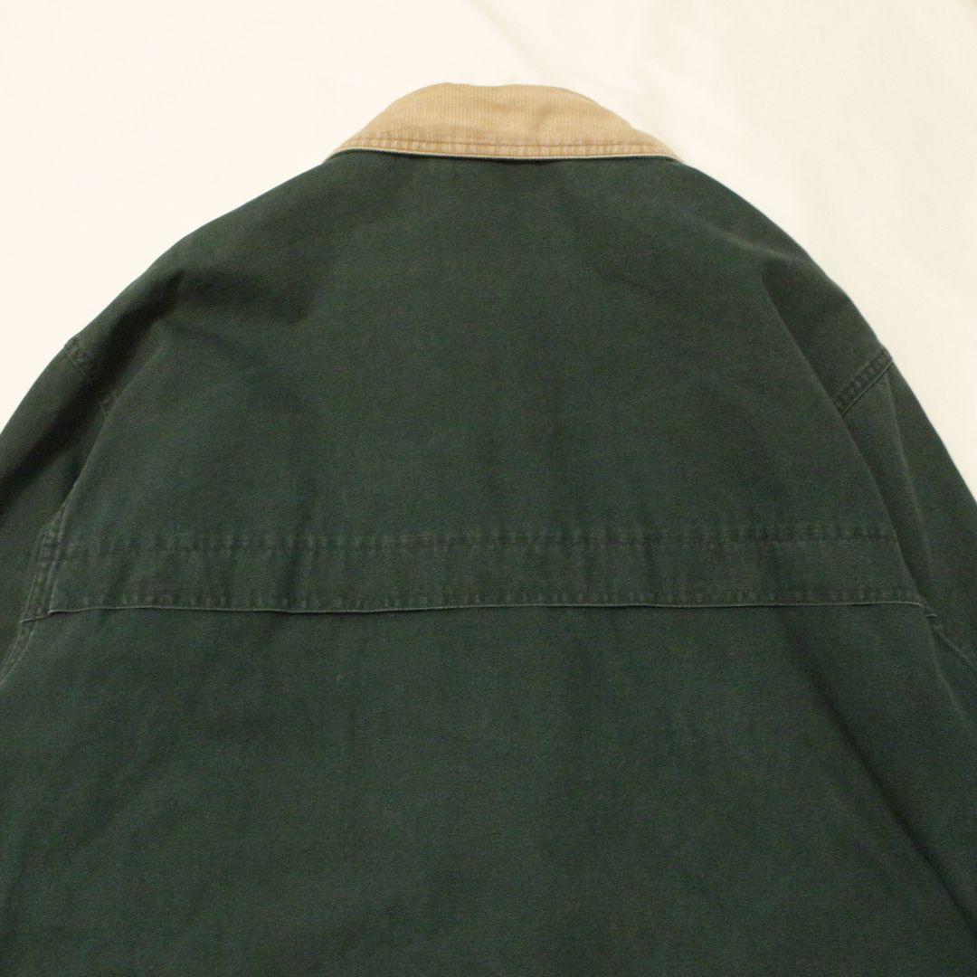 90s 白タグ Eddie Bauer ハンティングジャケット グリーン