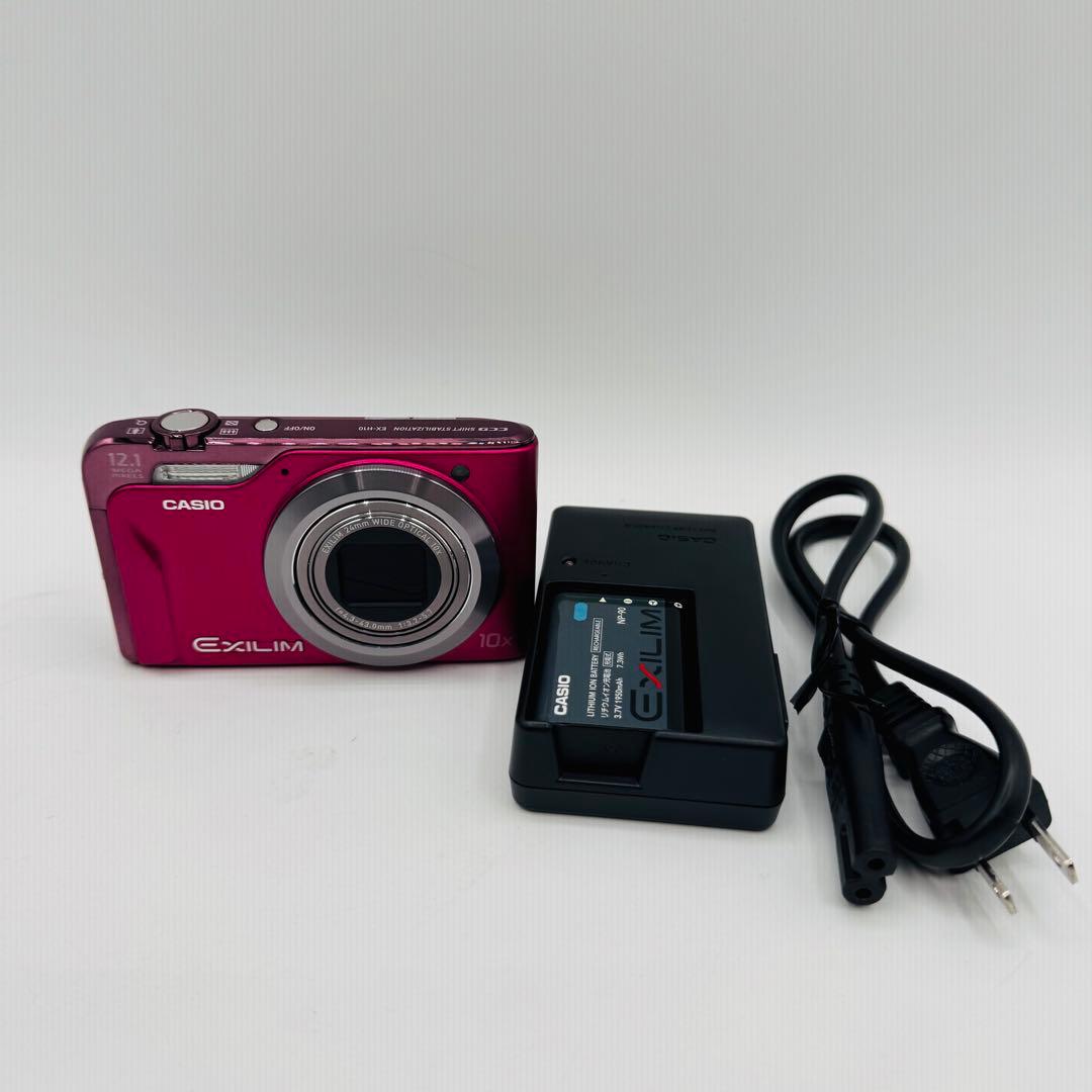 【極美品】カシオ CASIO EXILIM EX-H10 ピンク デジカメ
