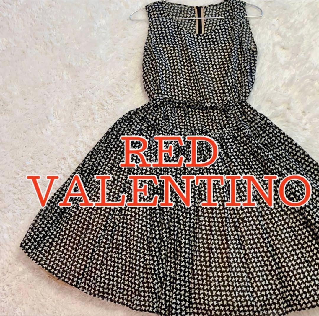 美品⭐︎RED VALENTINO ノースリーブワンピースドレス