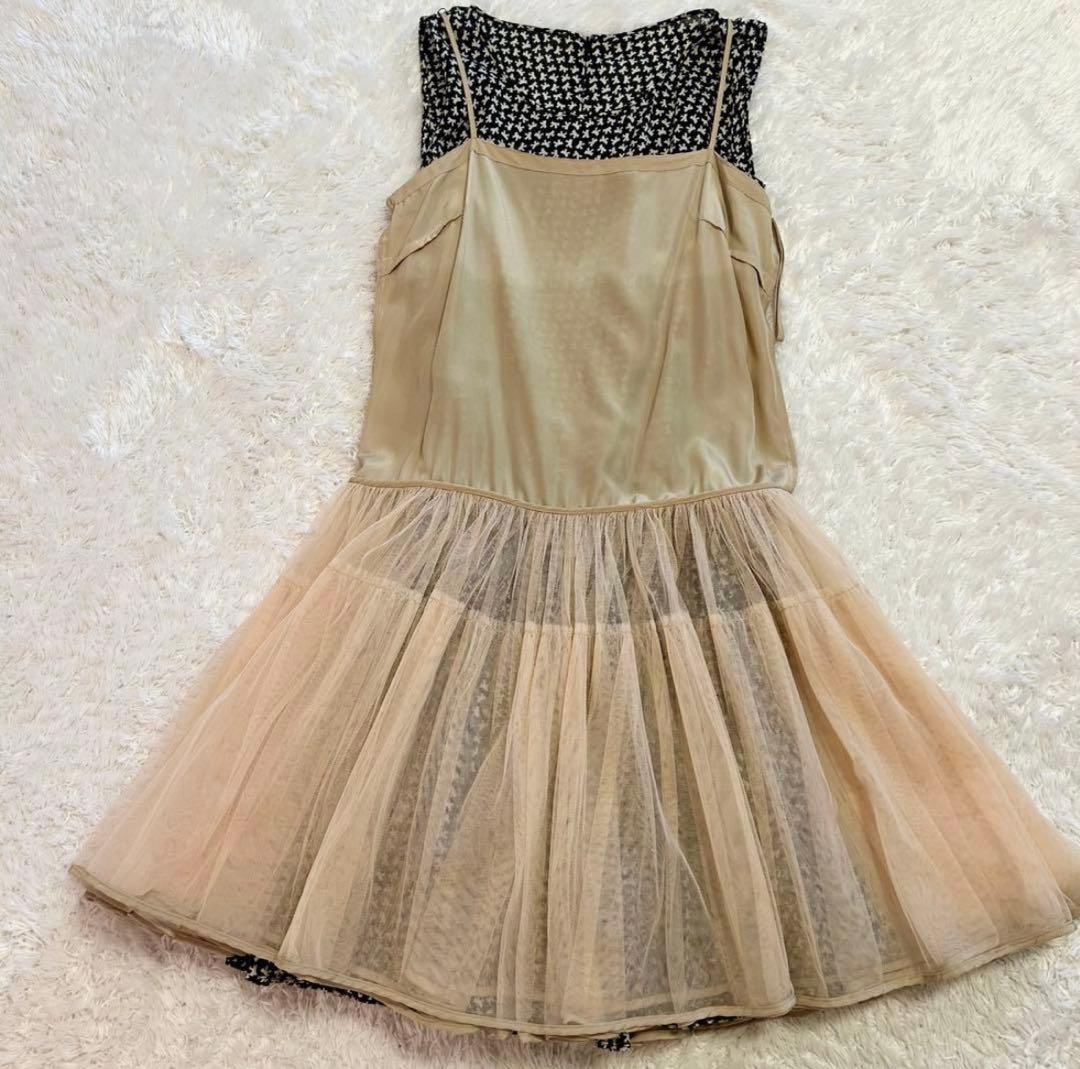 美品⭐︎RED VALENTINO ノースリーブワンピースドレス