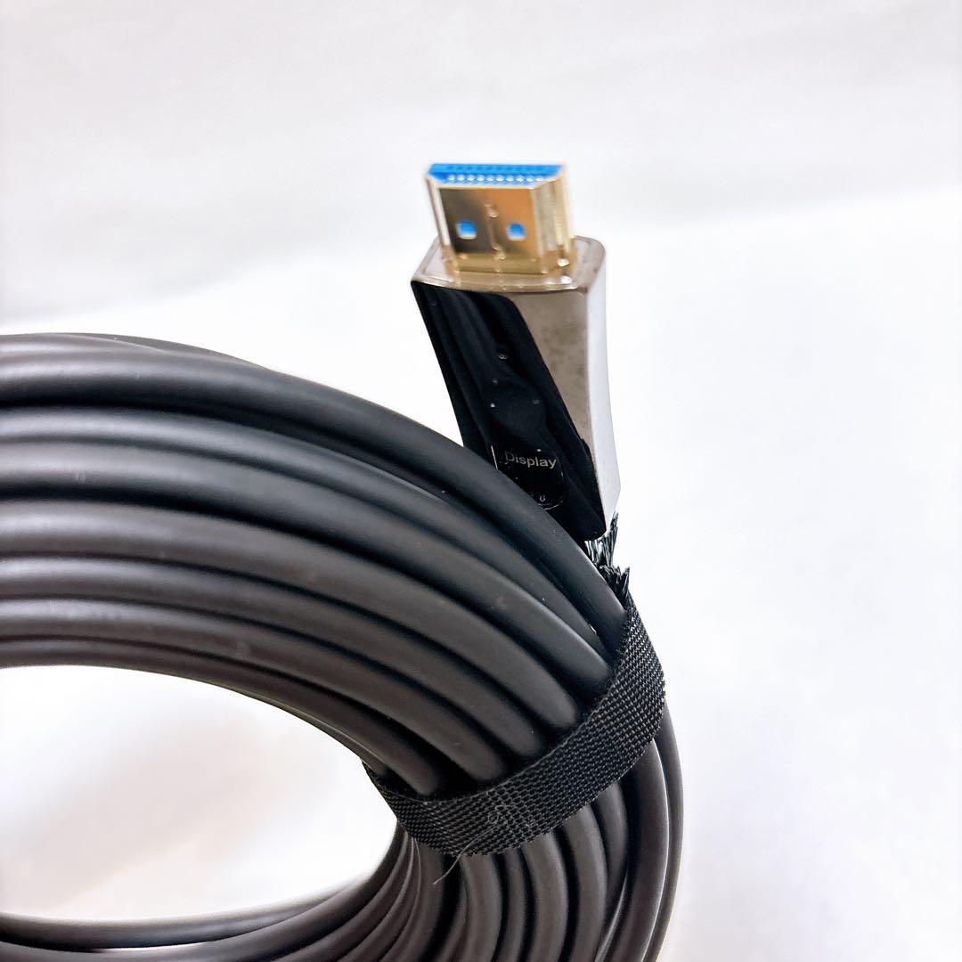 8K HDMI光ファイバーケーブル 15m 8K@60Hz テレビ ゲーム