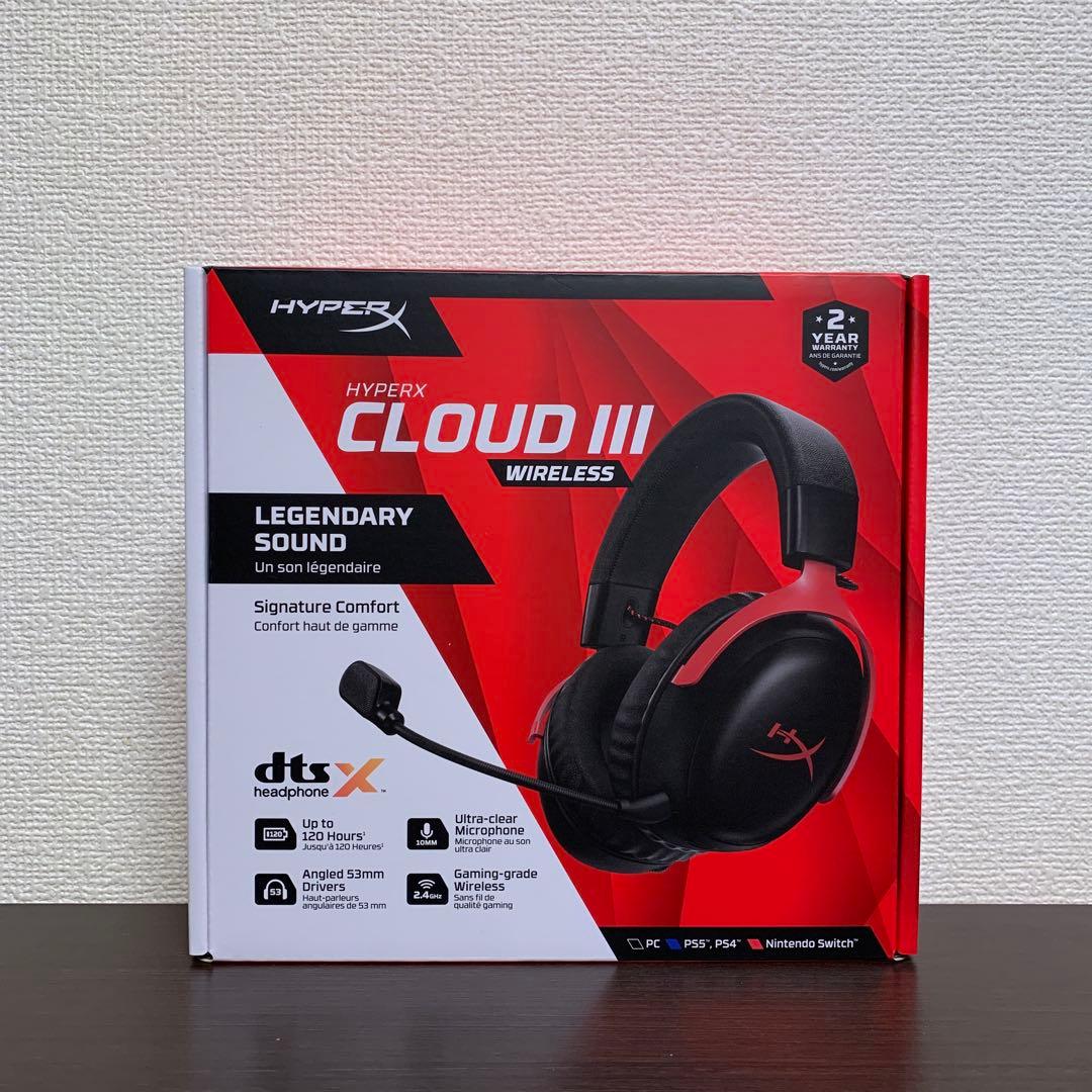 【新品】HyperX Cloud III Wirelessゲーミングヘッドセット