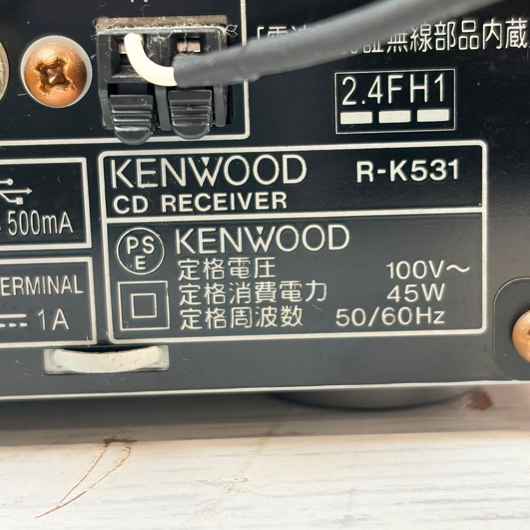 KENWOOD R-K531 LS-K531-b 2013年製 コンポ リモコン