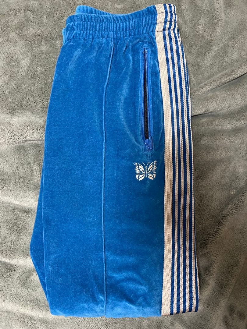 Needles ストライプパンツ Mサイズ 青