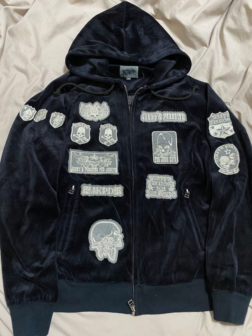 JKPD 日本限定 別珍 パーカー スカジャン スカル unisex