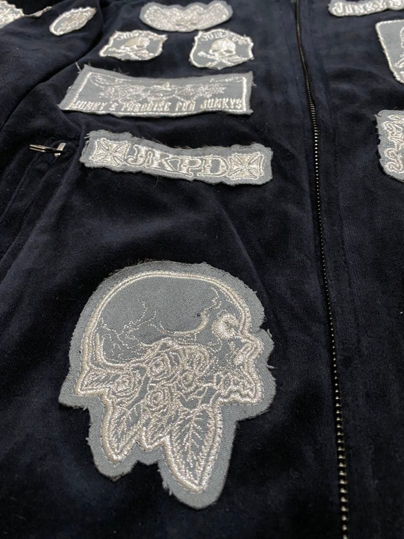 JKPD 日本限定 別珍 パーカー スカジャン スカル unisex