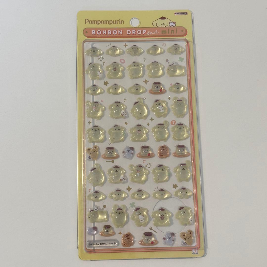 【正規品】ボンボンドロップ シール 8枚セット　サンリオ③ mini