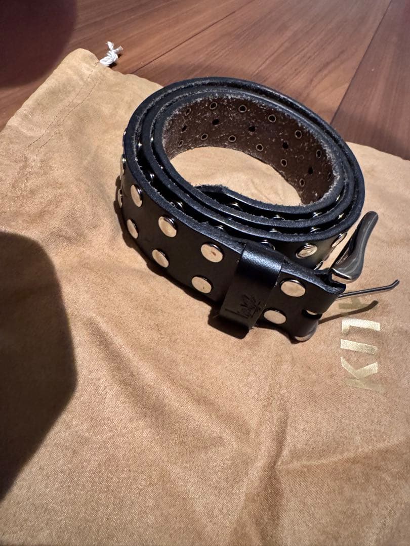 Stussy 8 Ball Studded Belt ブラック