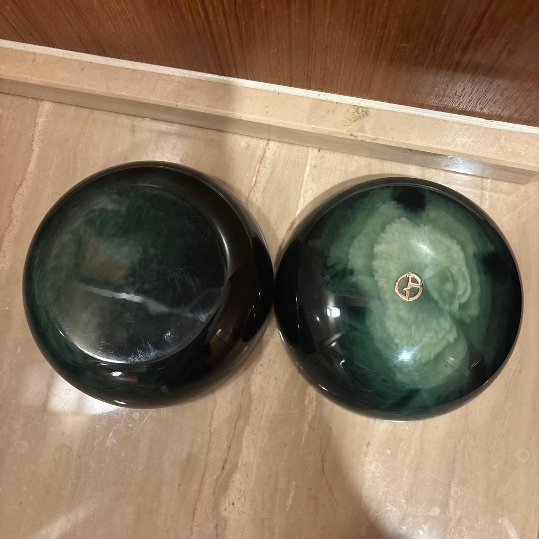 【美品】ARMANI CASA 小物入れ グリーン