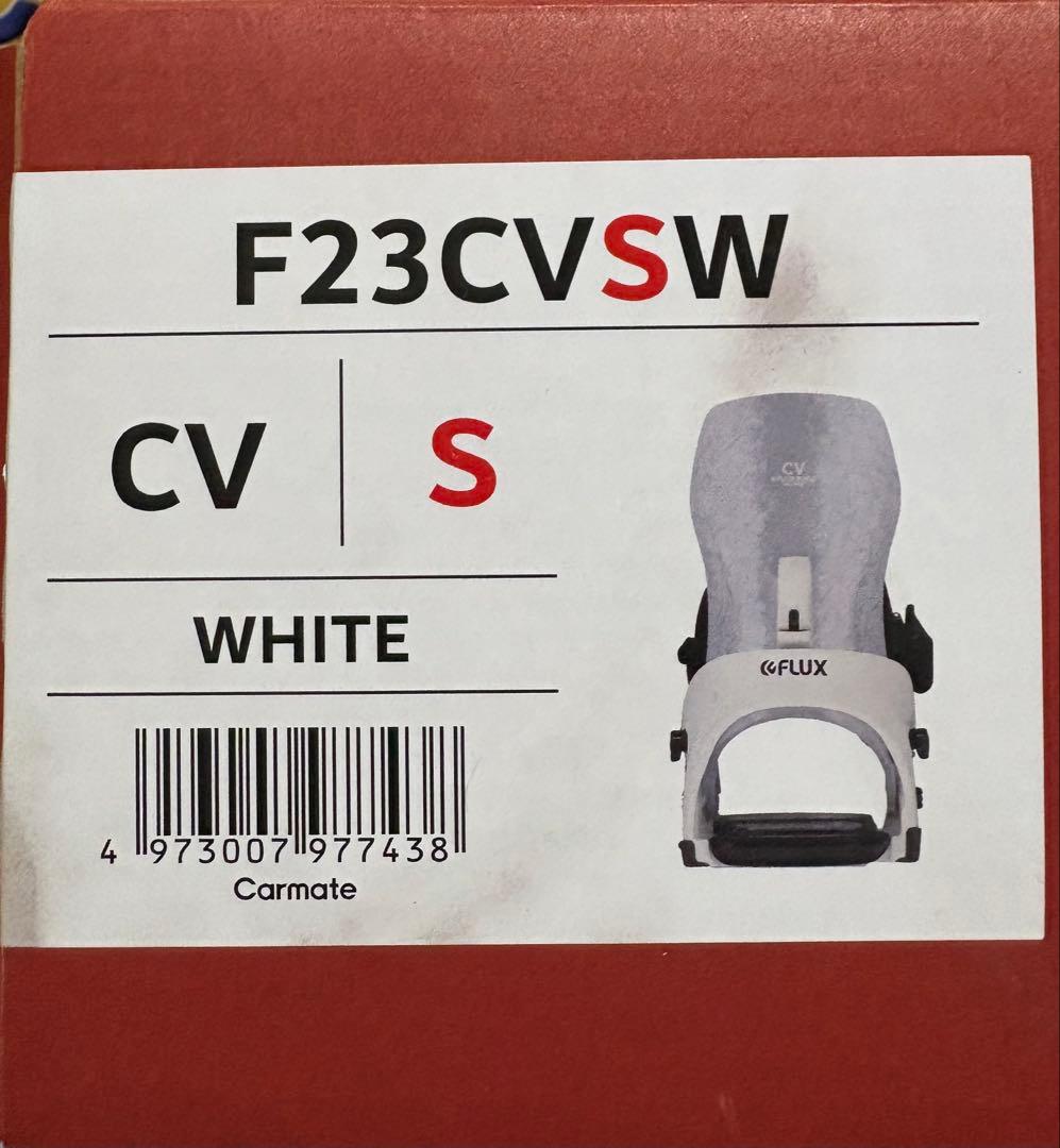 FLUX F23CVSW スノーボードビンディング S ホワイト
