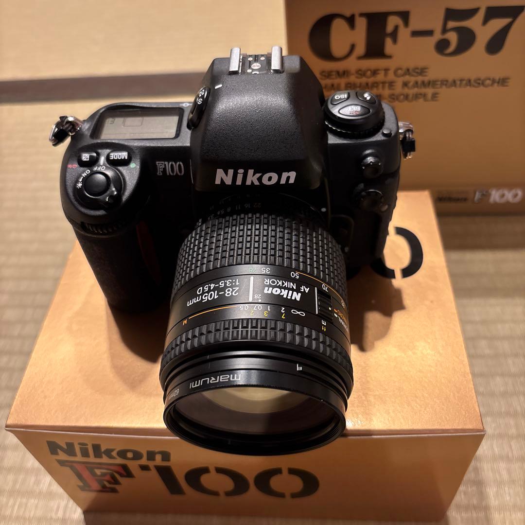 Nikon F100ボディ+ AF 28-105mm D レンズ セット