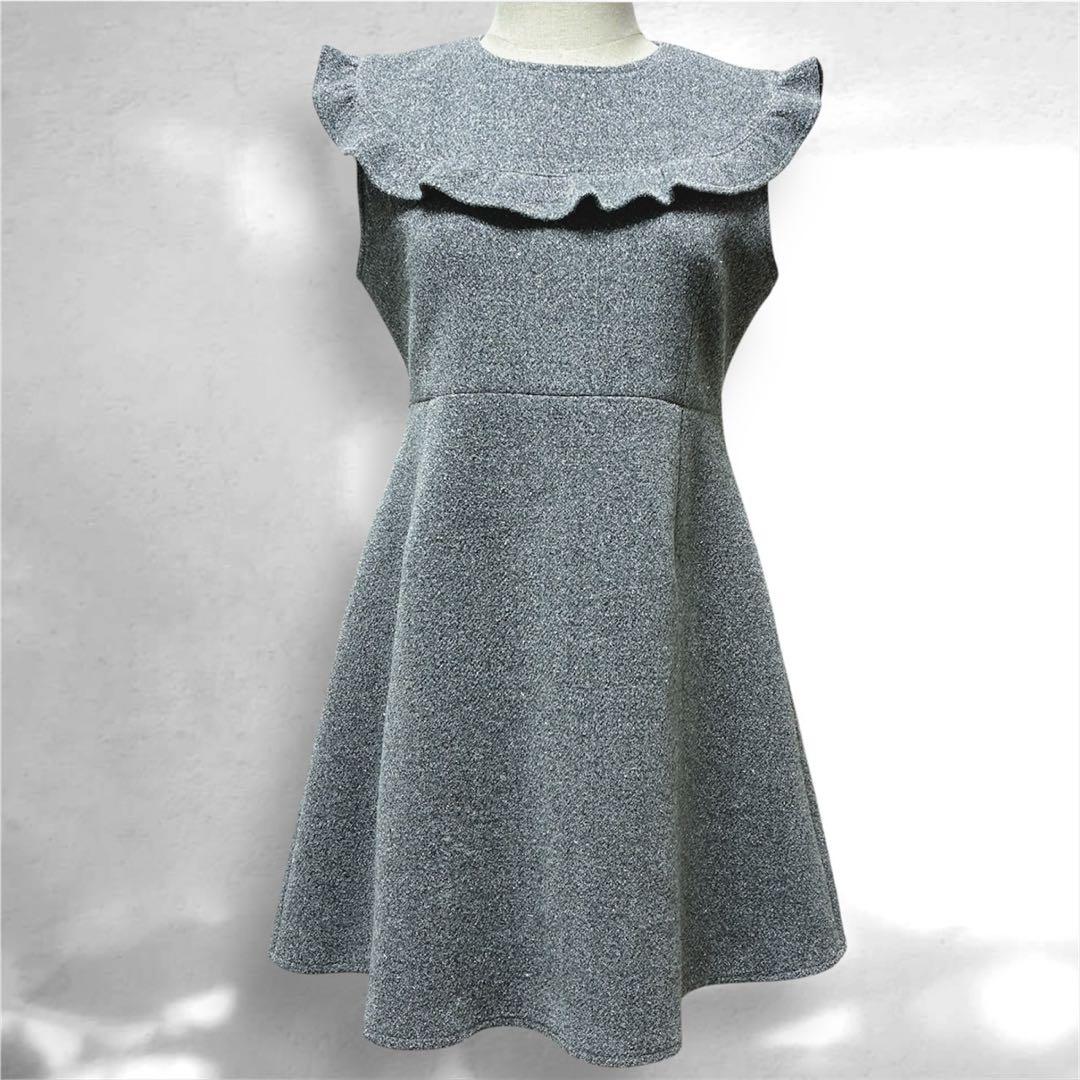 美品　ジルチュ　JILTU　ミニワンピース　PETIT FRILL DRESS