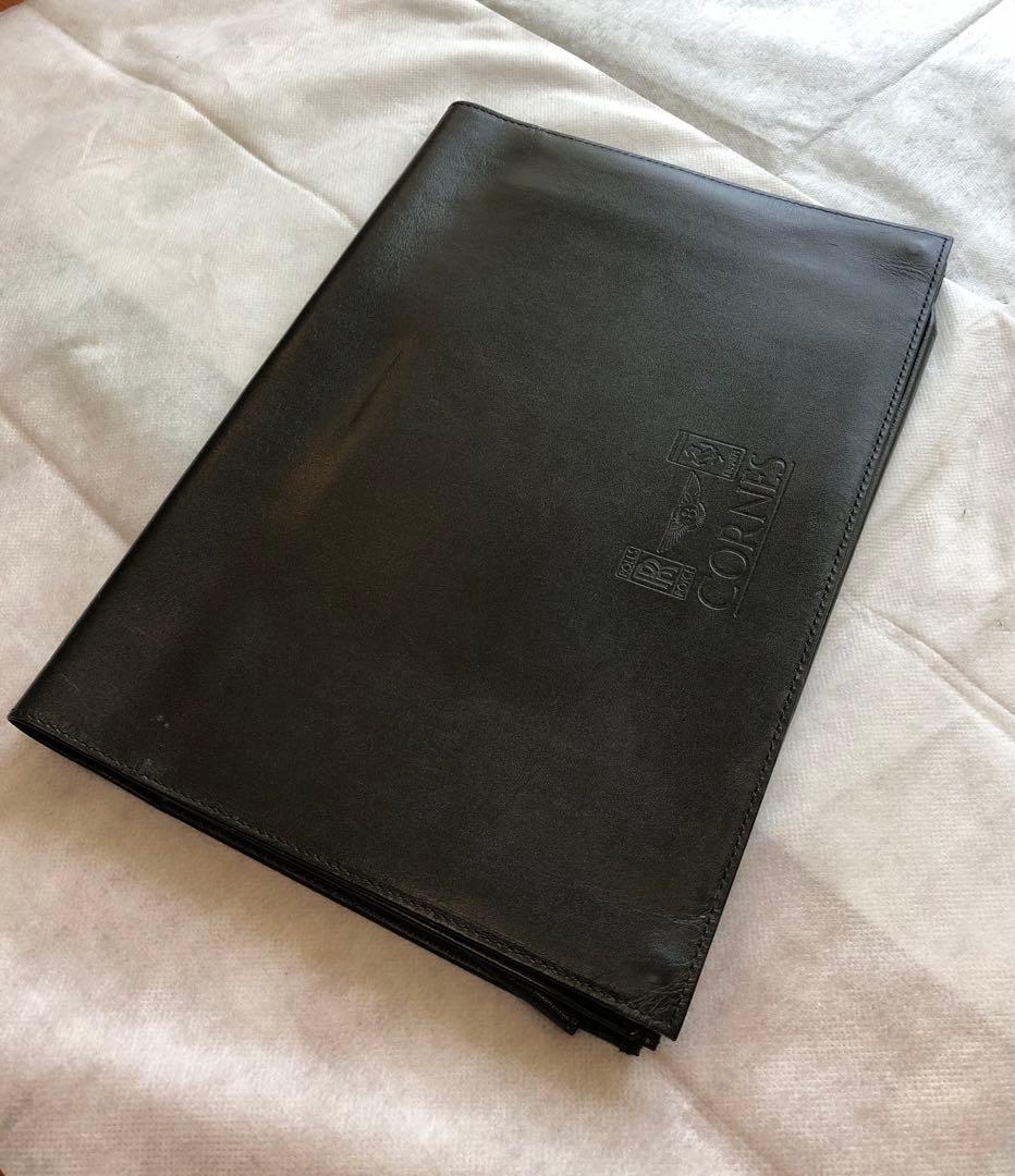 90年代 正規代理店 CORNES 車検証 取説用 本革収納ケース F355用等