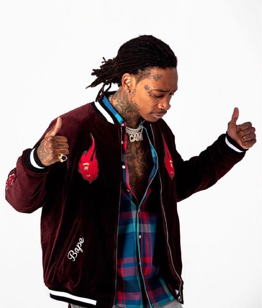 ジャケット・アウター A BATHING APE VELOUR SOUVENIR JACKET L