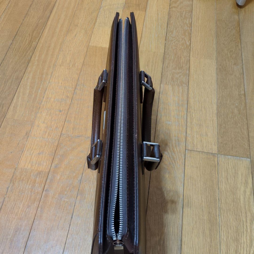 ブラウン ビジネスバッグ ハンドバッグ　★中古★比較的美品！