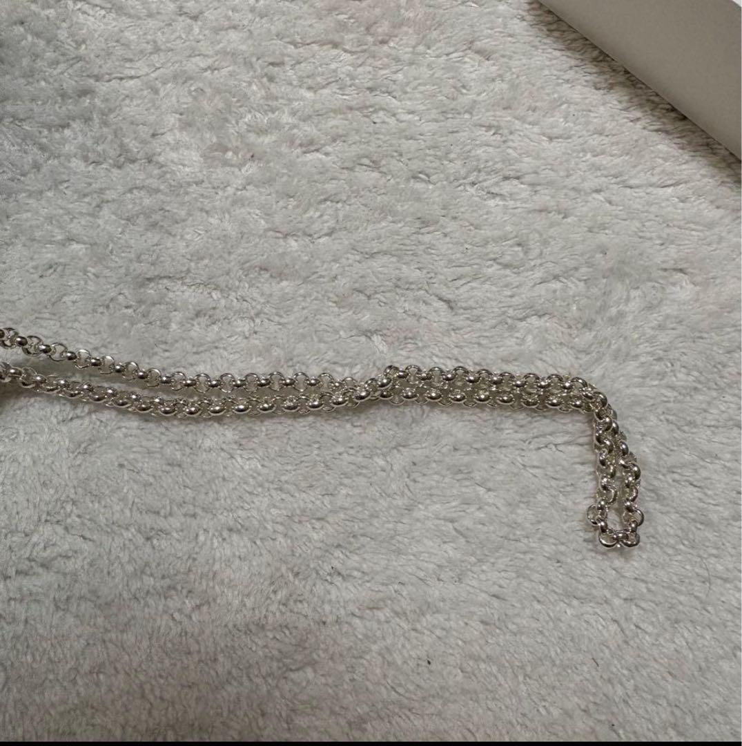 【新品未使用】h’eres☆ネックレス☆45㎝☆シルバー925