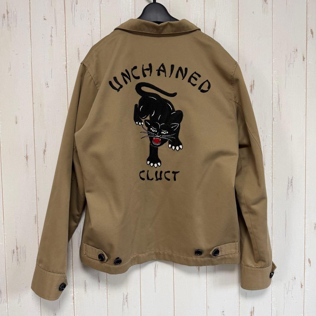 N*N様 クラクトCLUCT ジャケット　刺繍　ブルゾン　M ベージュ　ワークジ