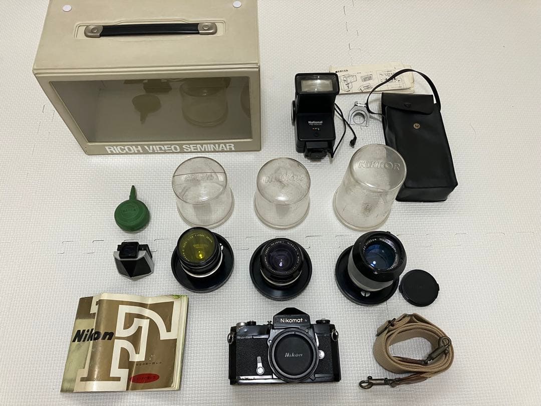 ス*ス様 Nikon Nikomat FT一眼レフカメラ レンズ3本セット 箱付