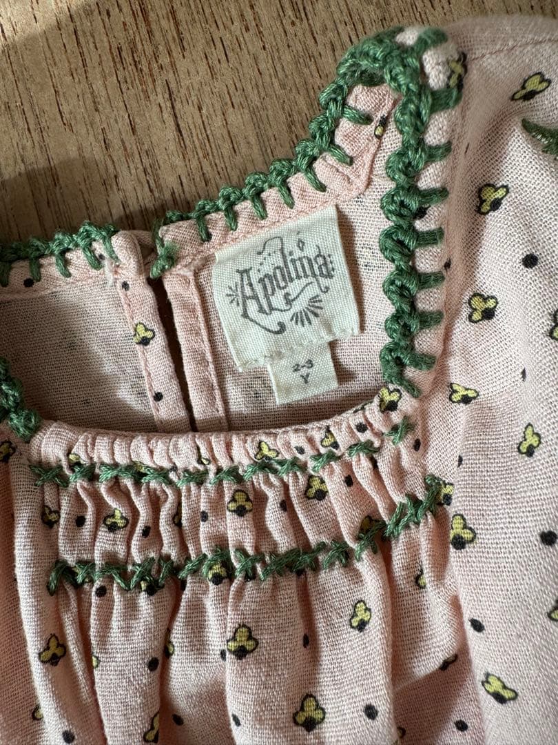 apolina 2023AW ワンピース　2-3Y