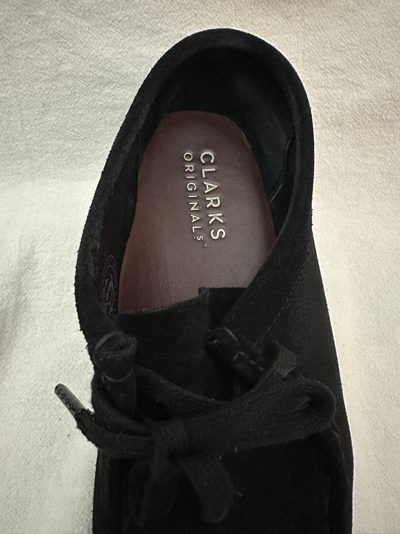 Clarks WALLABEE BLACK 23.5 クラークス　ワラビー