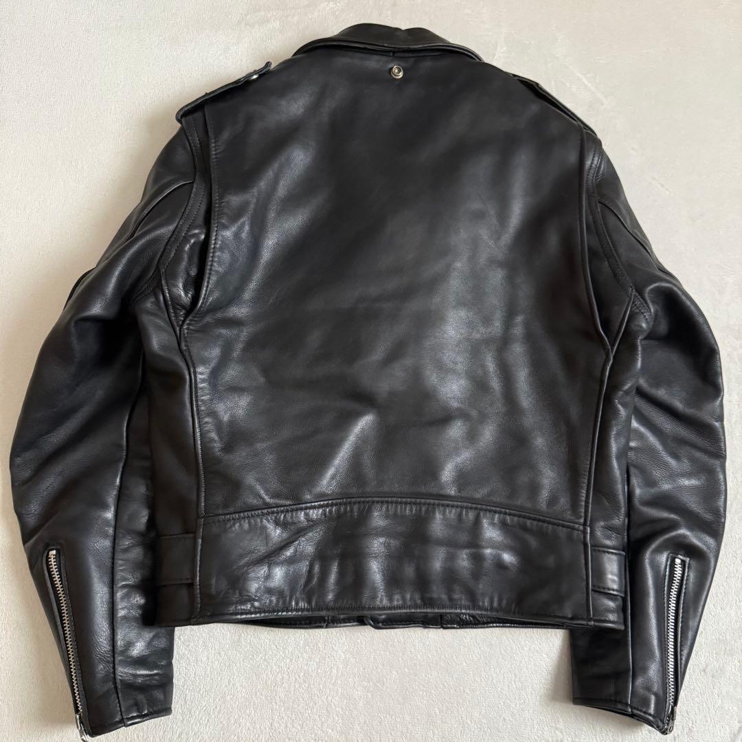Schott 613 ダブルライダースジャケット ブラック ワンスター 36